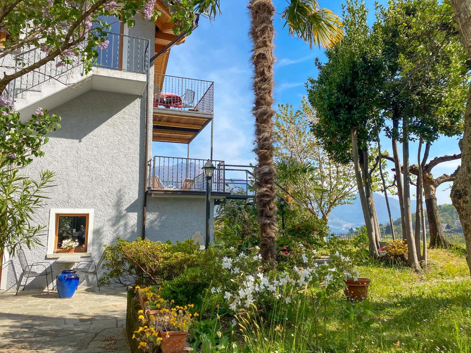 Tre Terre Ferienwohnung Pianello Del Lario Esterno foto
