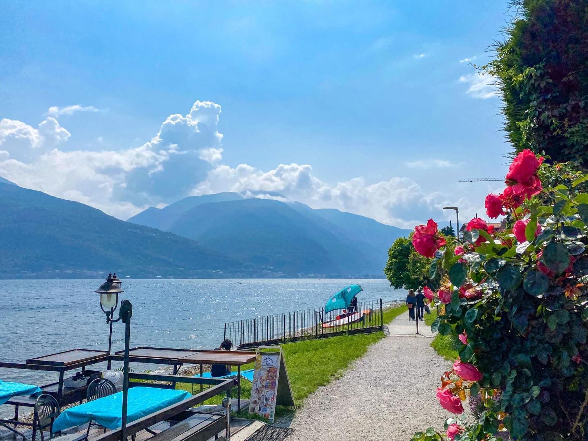 Tre Terre Ferienwohnung Pianello Del Lario Esterno foto